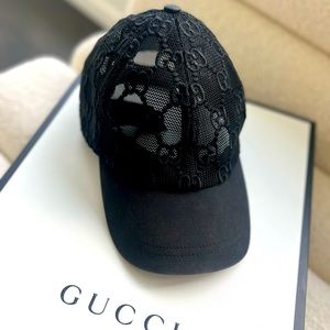 Selling Gucci GG Embroidered Baseball Hat